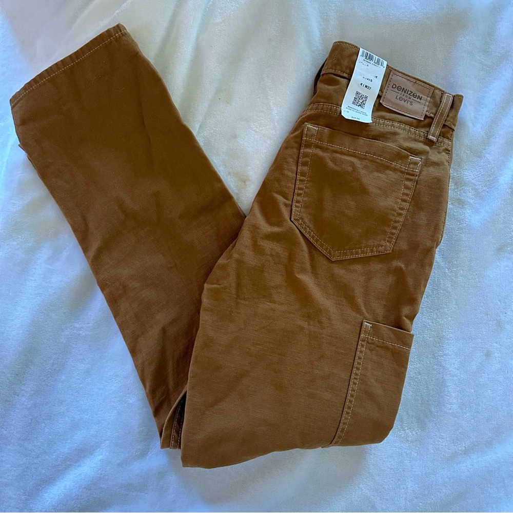 DENIZEN from Levi's Women's Mid-Rise 90's Loose Straight Jeans Golden Hour 4